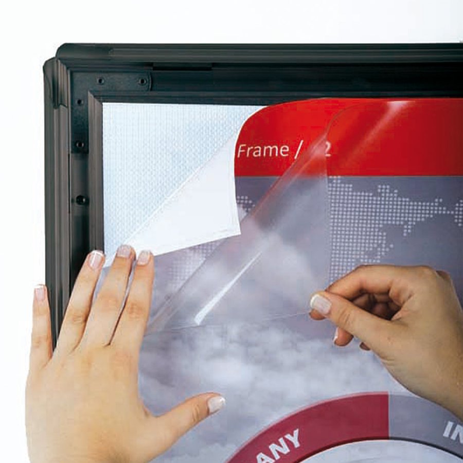 Antique snap frame, 40 mm, 70 x 100, black