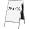Alu-Line Budget Pavement Sign, silver, 70 x 100 cm #2