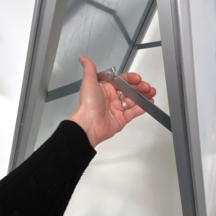 Alu-Line Rondo Pavement Board, silver, A2