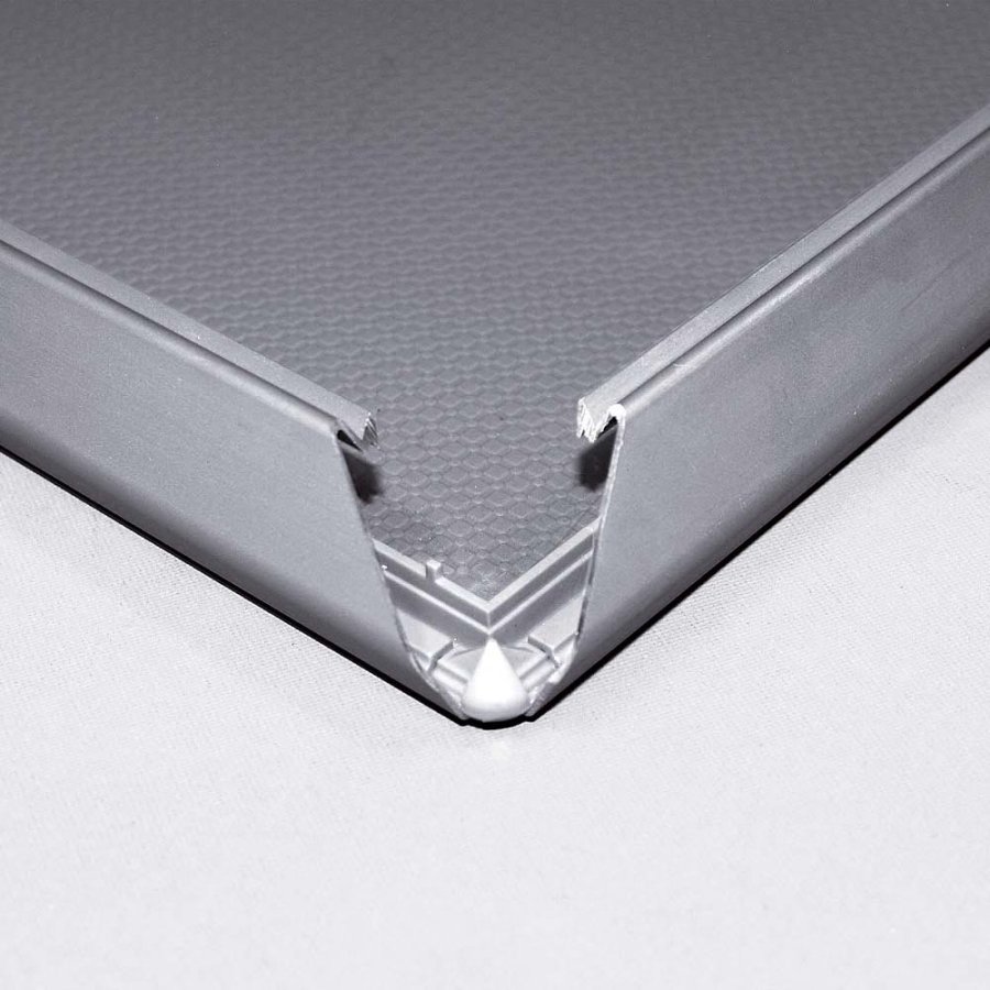 Lockable snap frame, 32 mm, A1, silver