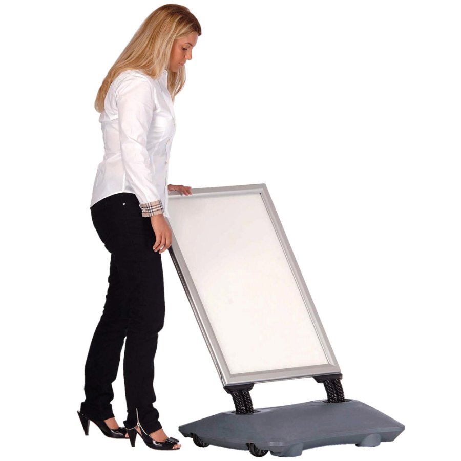 Wind-Sign Waterbase Budget Pavement Board, grey, 70 x 100 cm