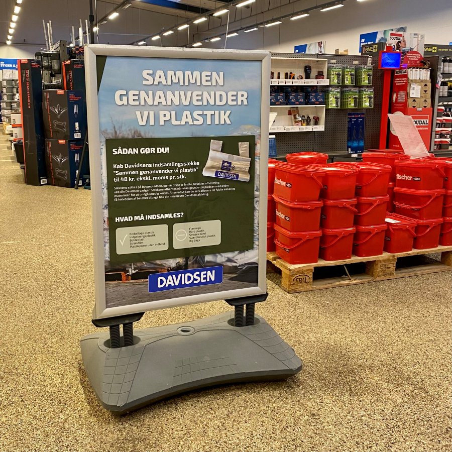 Wind-Sign Waterbase Budget, alu/grey, 40 mm, A0