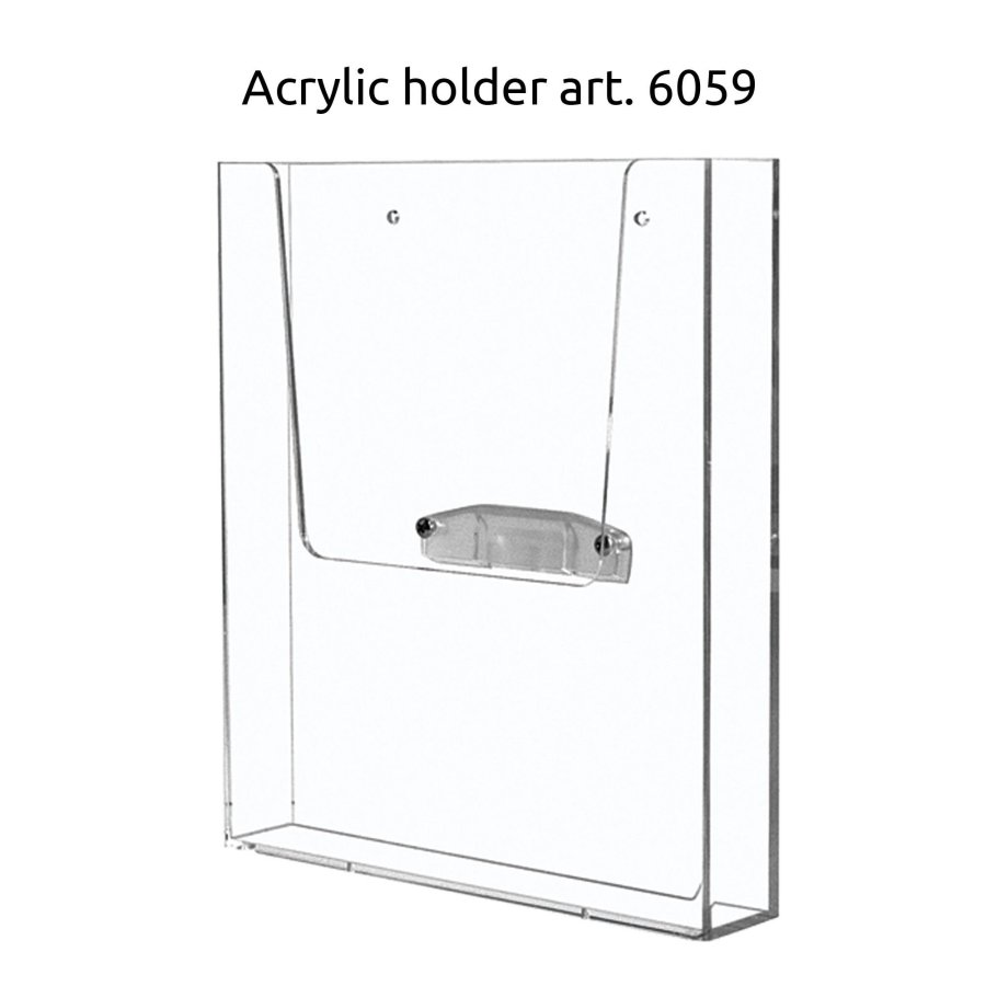 Ellipse Stand, single sided, with 12 A4 acrylic holders