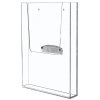 Acrylic brochure holder, M65, for Wall Dispenser List #1