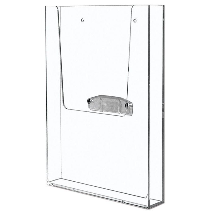 Acrylic brochure holder, M65, for Wall Dispenser List