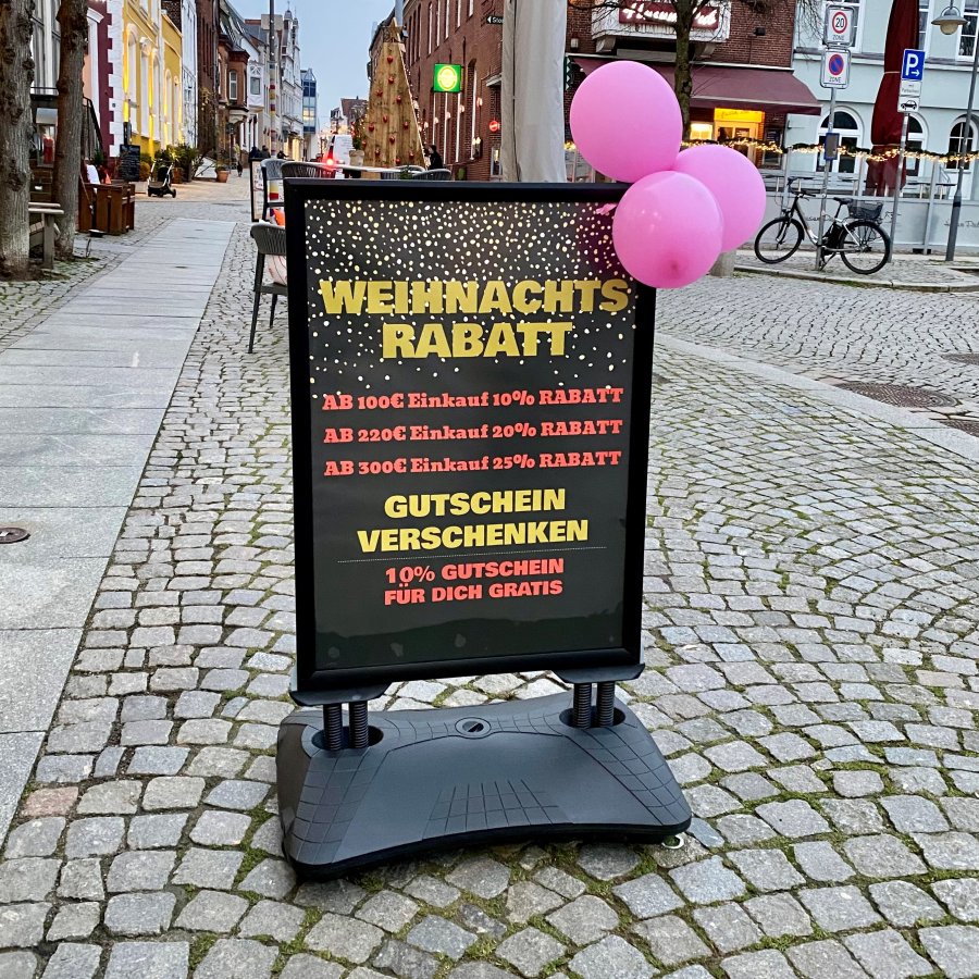 Wind-Sign Waterbase Budget Pavement Board, black, A1