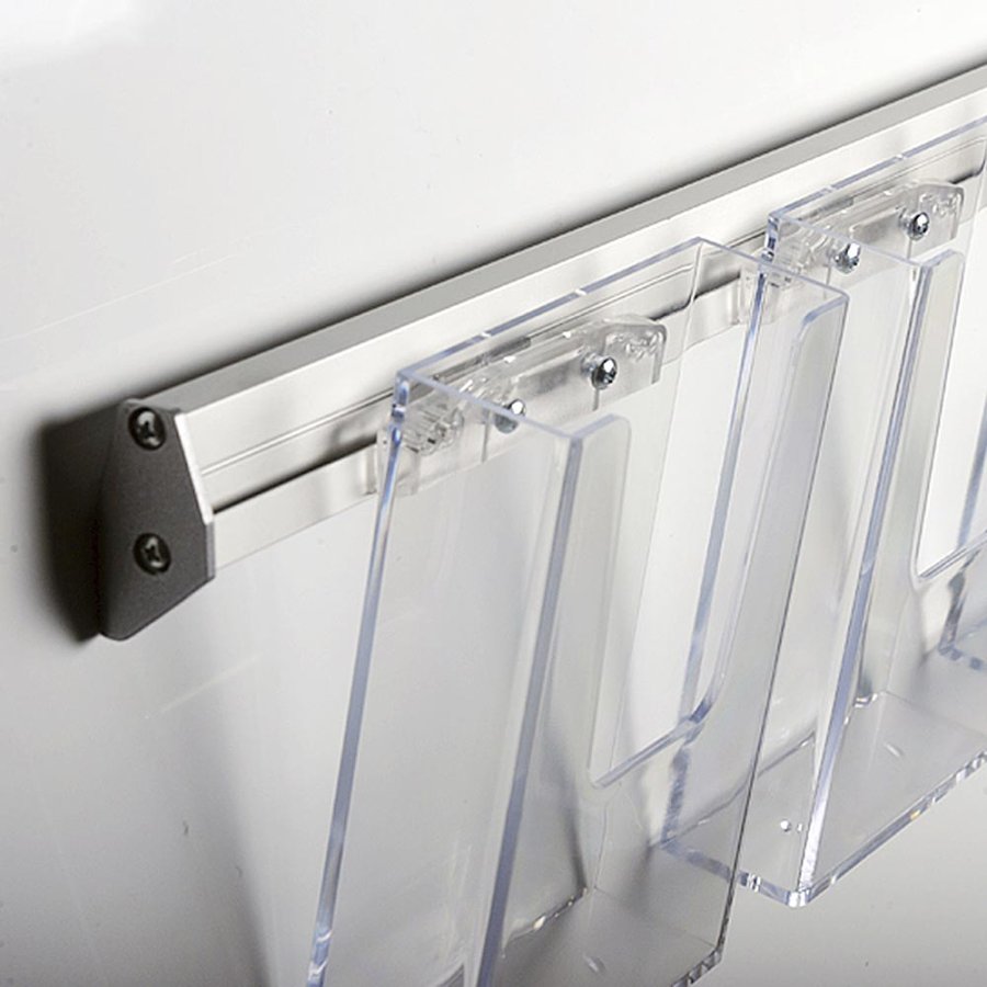 Wall Dispenser List, with 2 x A4 acrylic holders
