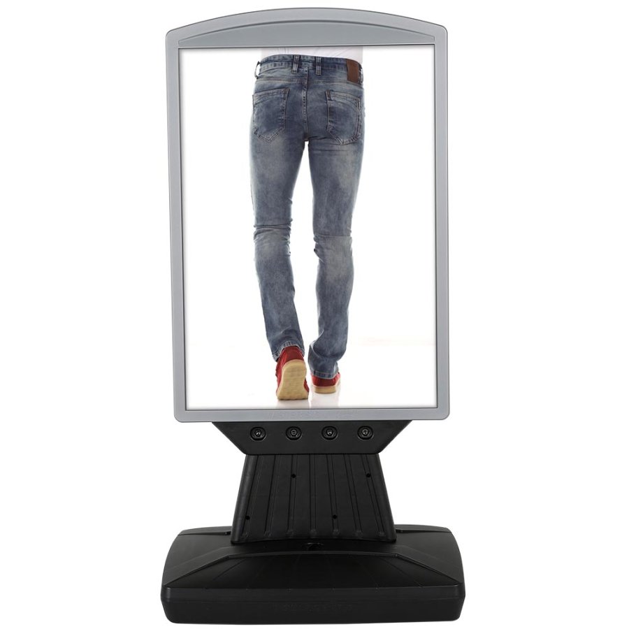 Plast Board with Foot, pavement board, black/grey