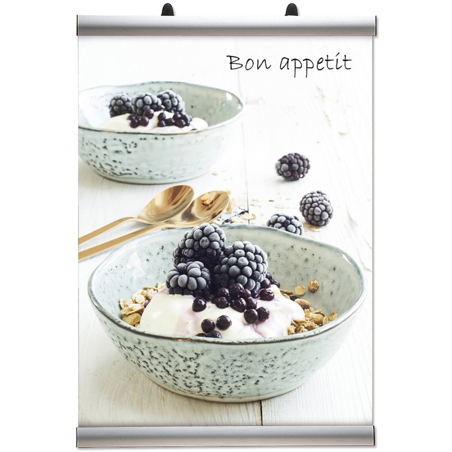 Banner-Line posterlist set, 85 cm, alu/silver