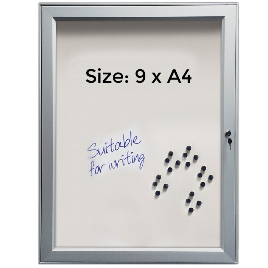 INFOBOX magnetic w/lock 9xA4