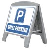 Compact Plast A-board, mini, grey #2