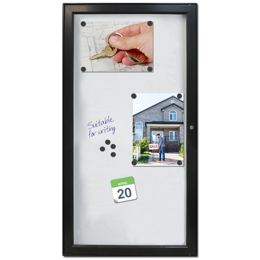 INFOBOX magnetic w/lock 6xA4 - Black