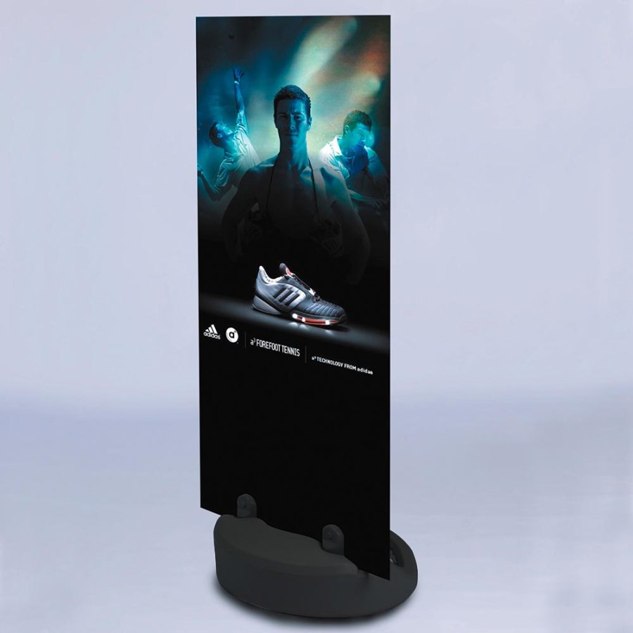 Panel Waterbase, black holder for plates