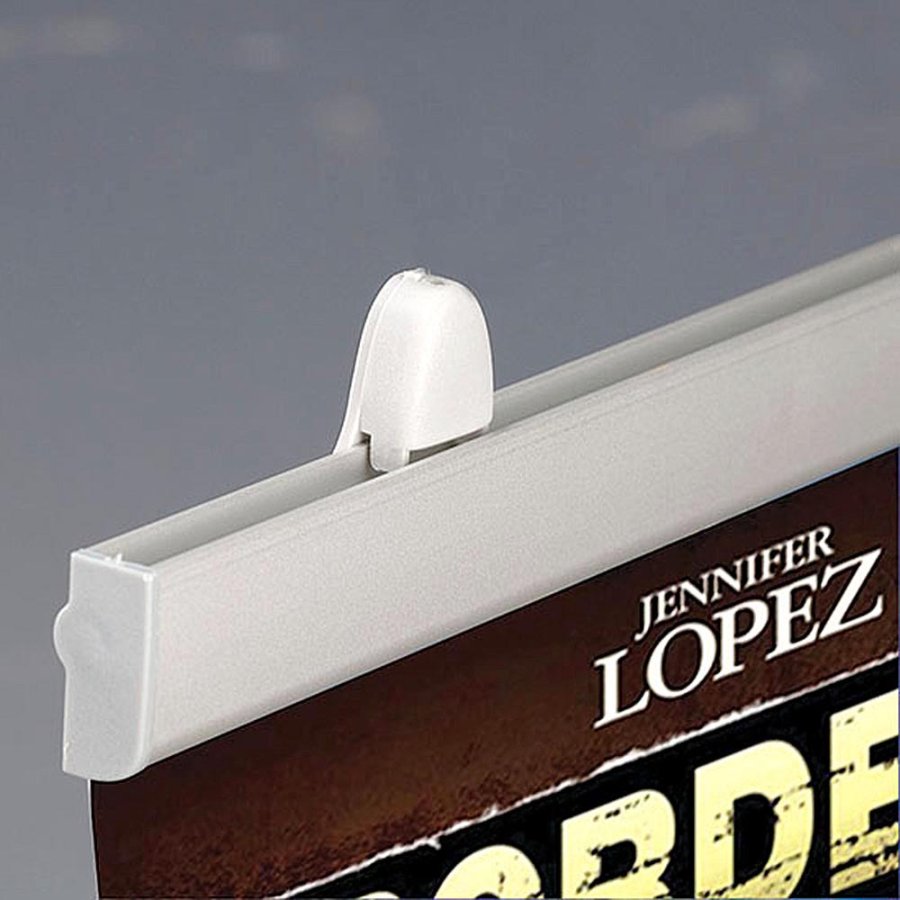 Poster-Clamp, 300 cm profile, alu/silver