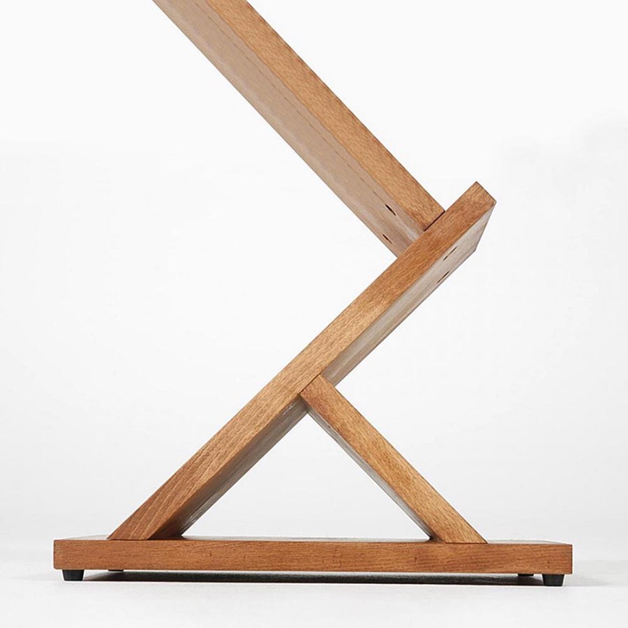 Wooden Brochureholder Zig Zag. 5xA4