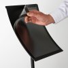 Infostand Curved Black Vertical/Horizontal  A4 #8