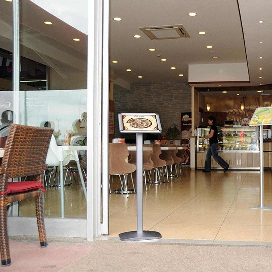 EXPO INFO STAND Vertical/Horizontal  25mm A4 alu