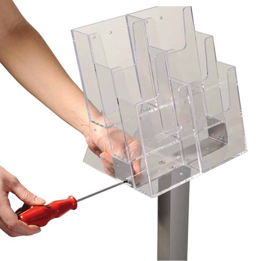 Pillar Leaflet Dispenser 6xM65