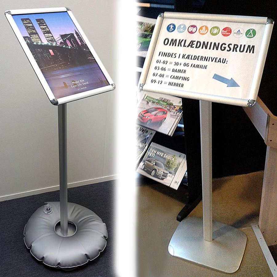 EXPO INFO STAND Vertical/Horizontal  25mm A3 alu