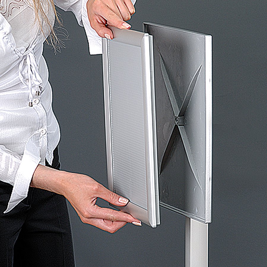 Adjustable Infoboard Flex, A3 mitred