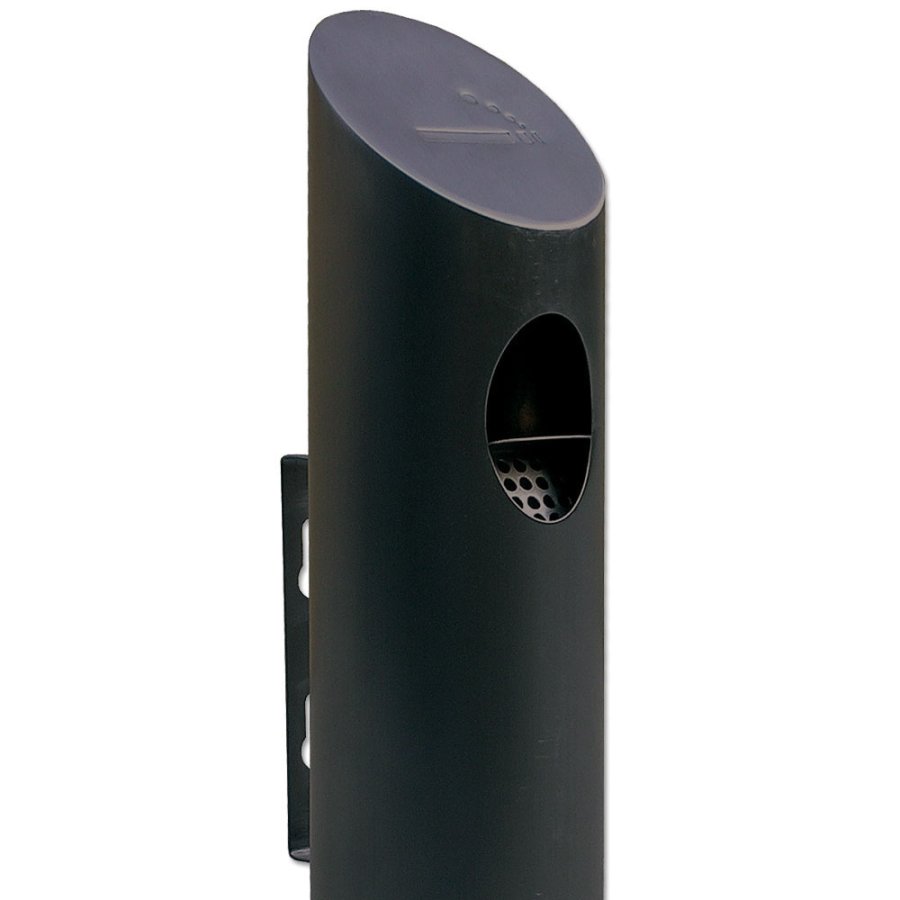 Cigarette Tube, black, for outdoor use, 0,7 l
