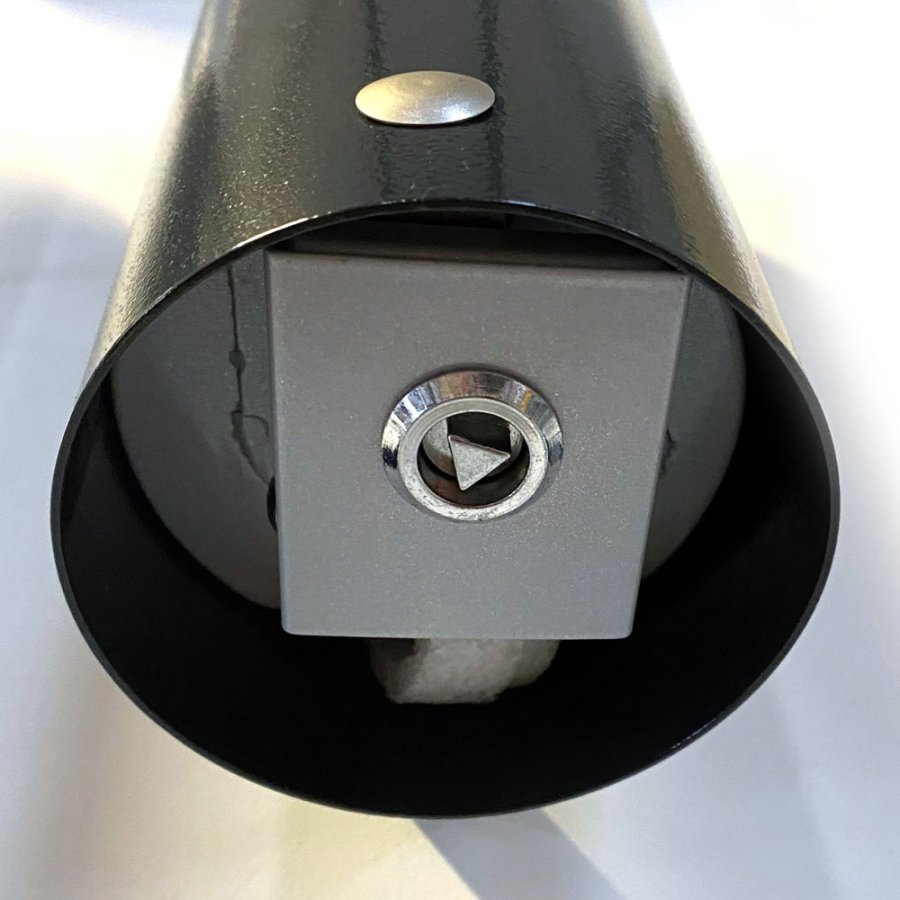 Cigarette Tube, black, for outdoor use, 0,7 l