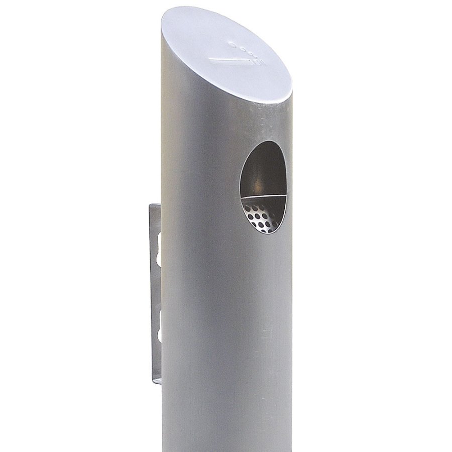 Cigarette Tube XL, brushed steel, for outdoor use, 1,5 l