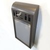Cigarette Bin Curved A4 Info, for outdoor use, 3,3 l #6