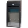 Suggestion Box with A4 Info, black mailbox #2