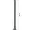 Pole for Ashtray, &Oslash; 5 cm, Grey, 115 cm #3