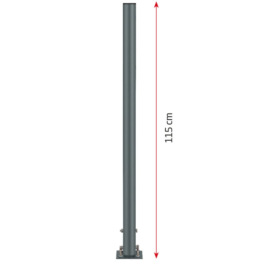 Pole for Ashtray, &Oslash; 5 cm, Grey, 115 cm