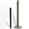Cigarette Bin Pole, grey laquered, for outdoor use #2