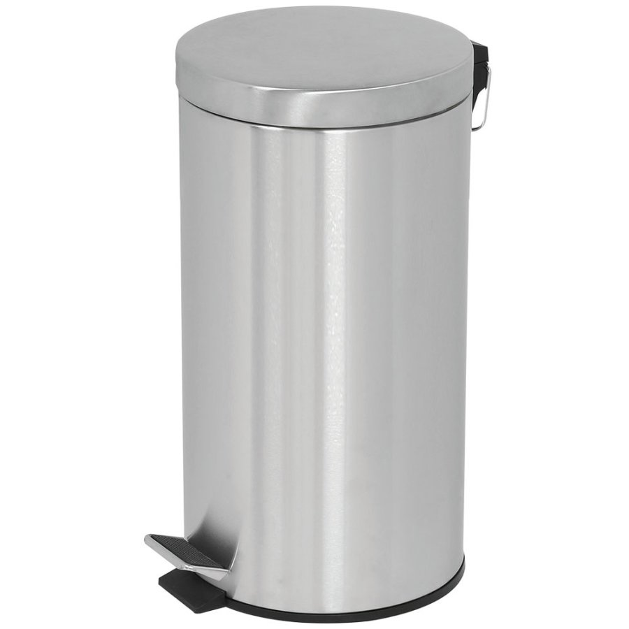 Pedal Trash Can, 20 L - Silver