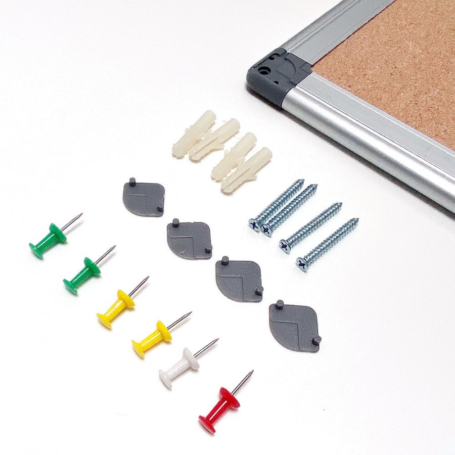 Cork Notice Board, 180 x 90 cm