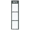 Info Module Board 3xA4 Charcoal RAL 7016 #3