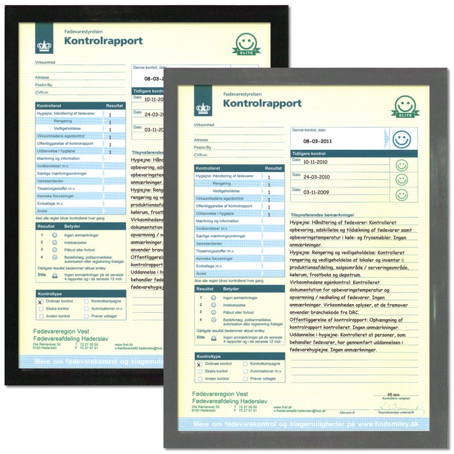 Double Sided Window Frame A4 Plast, Black