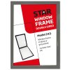 Double Sided Window Frame A4 Plast, Grey #5