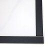 Self-adhesive Poster Frame, plast with magnetic open/close,  A4, Black #2