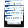 Business Card holder, 4 pcs. - horizontal - black #2