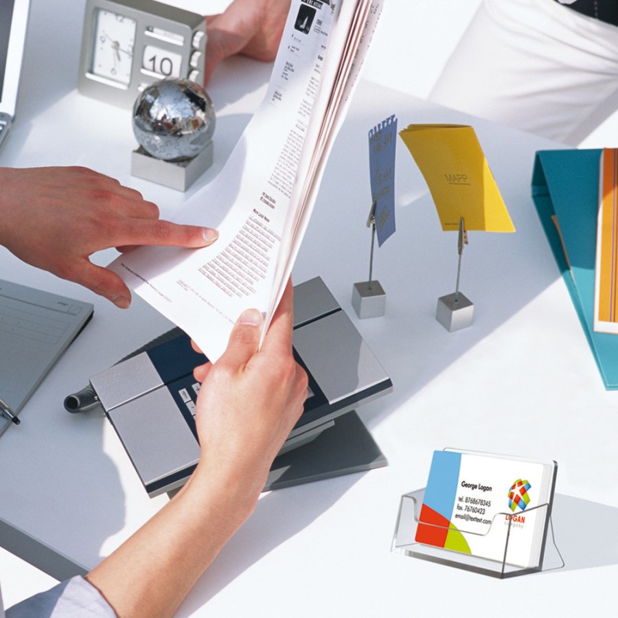 Cardholder horisontal - clear