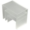 Nesting Frosted Shelves x 3, matt acrylic #4