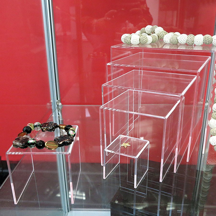 Nesting Shelves x 7, clear acrylic