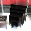 Nesting Shelves x 7, black acrylic #2
