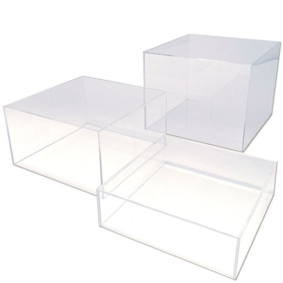Nesting Boxes x 3 - clear