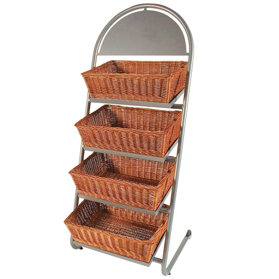 Shop Display with 4 square baskets