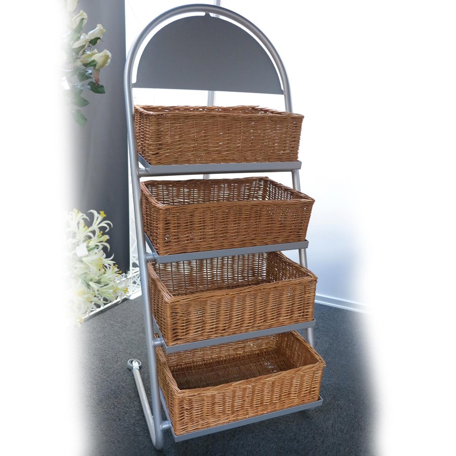 Shop Display with 4 square baskets