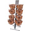 Shop Display with 8 round baskets #2
