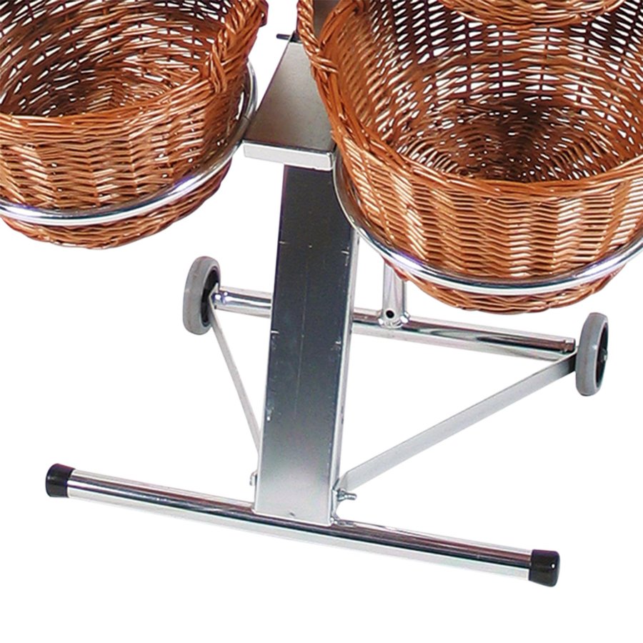 Shop Display with 8 round baskets