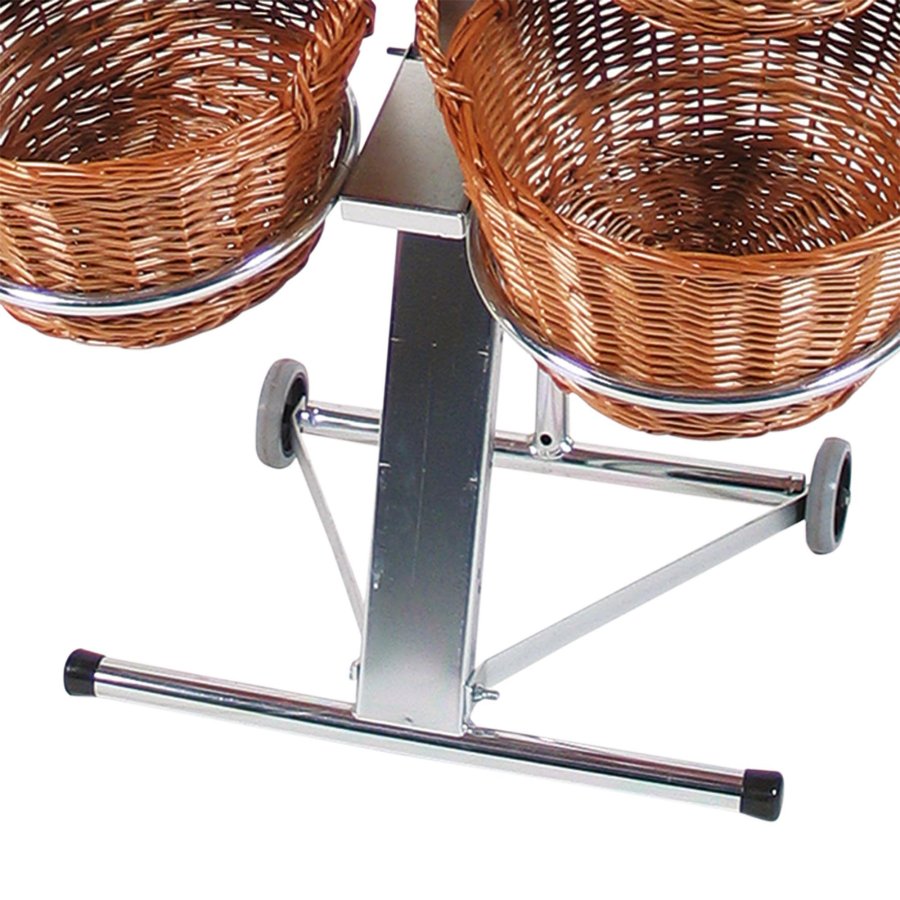 Shop Display with 10 round baskets