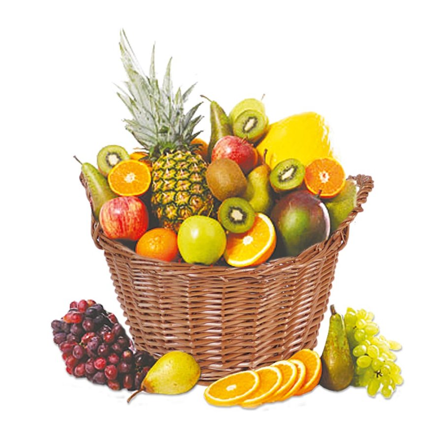 Shop Display with 10 round baskets